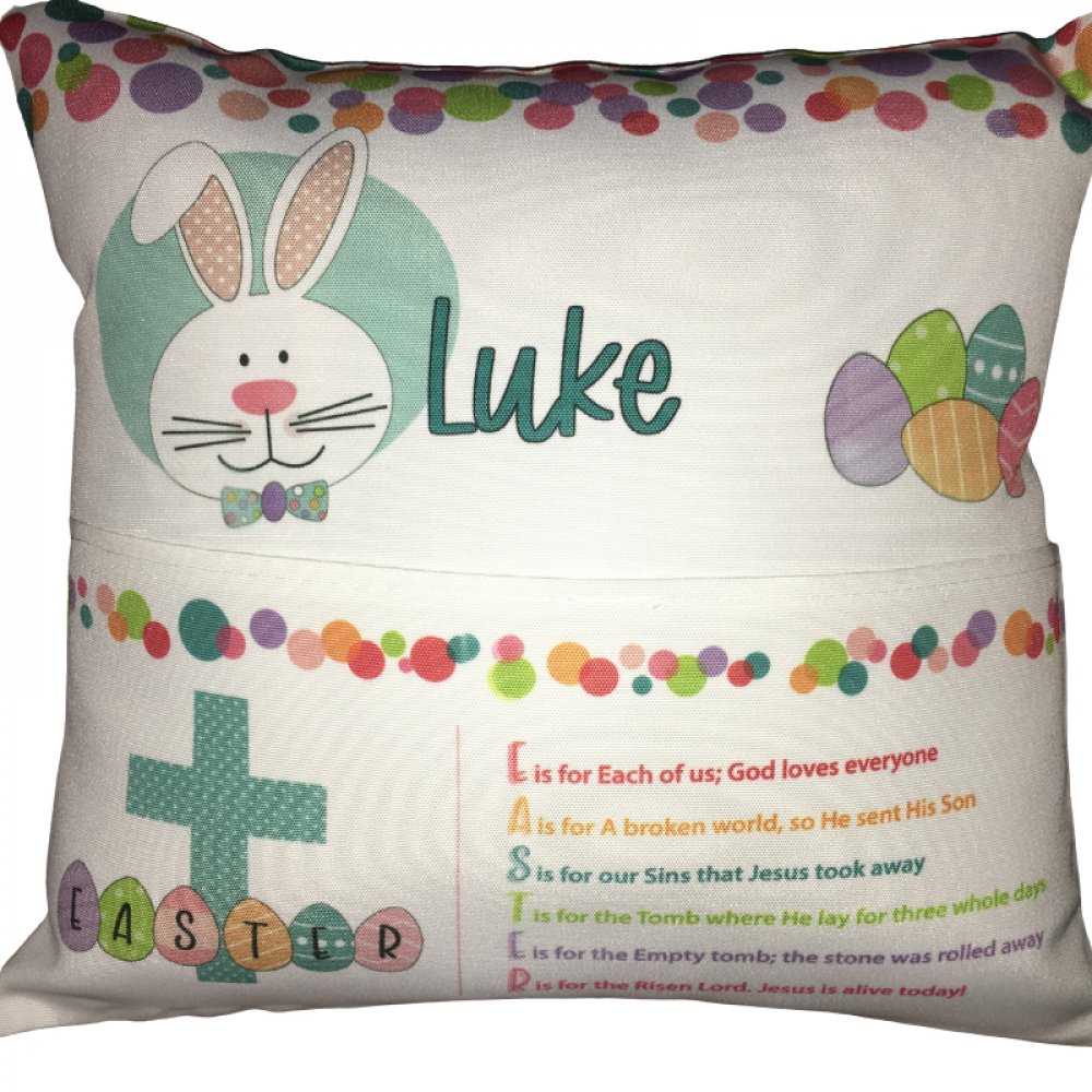 Easter Pocket Pillow-Bowtie