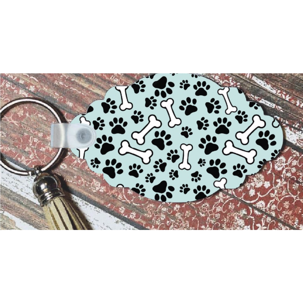 Rescue Dog Keychain - Back