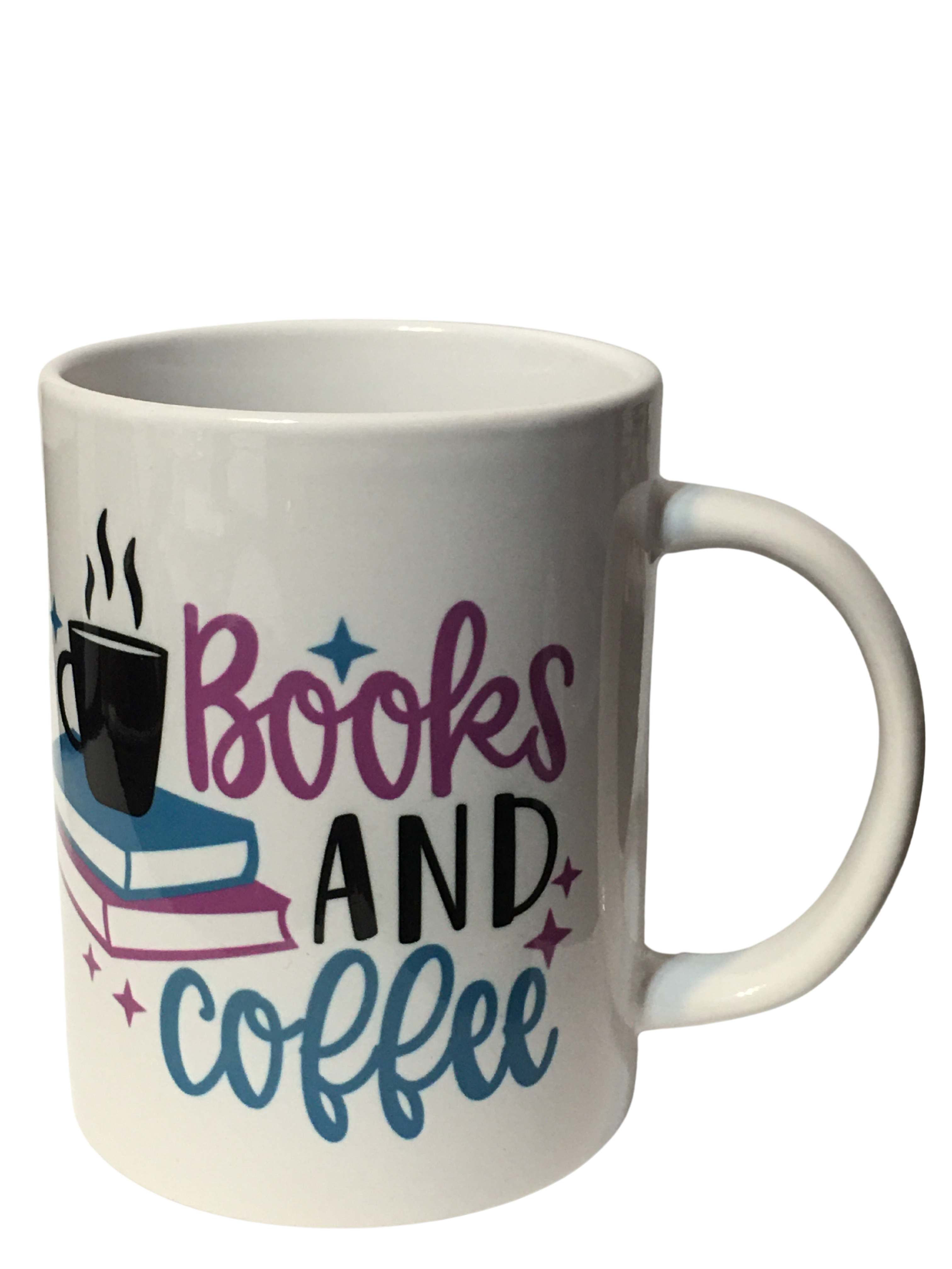Books and Coffee Mug