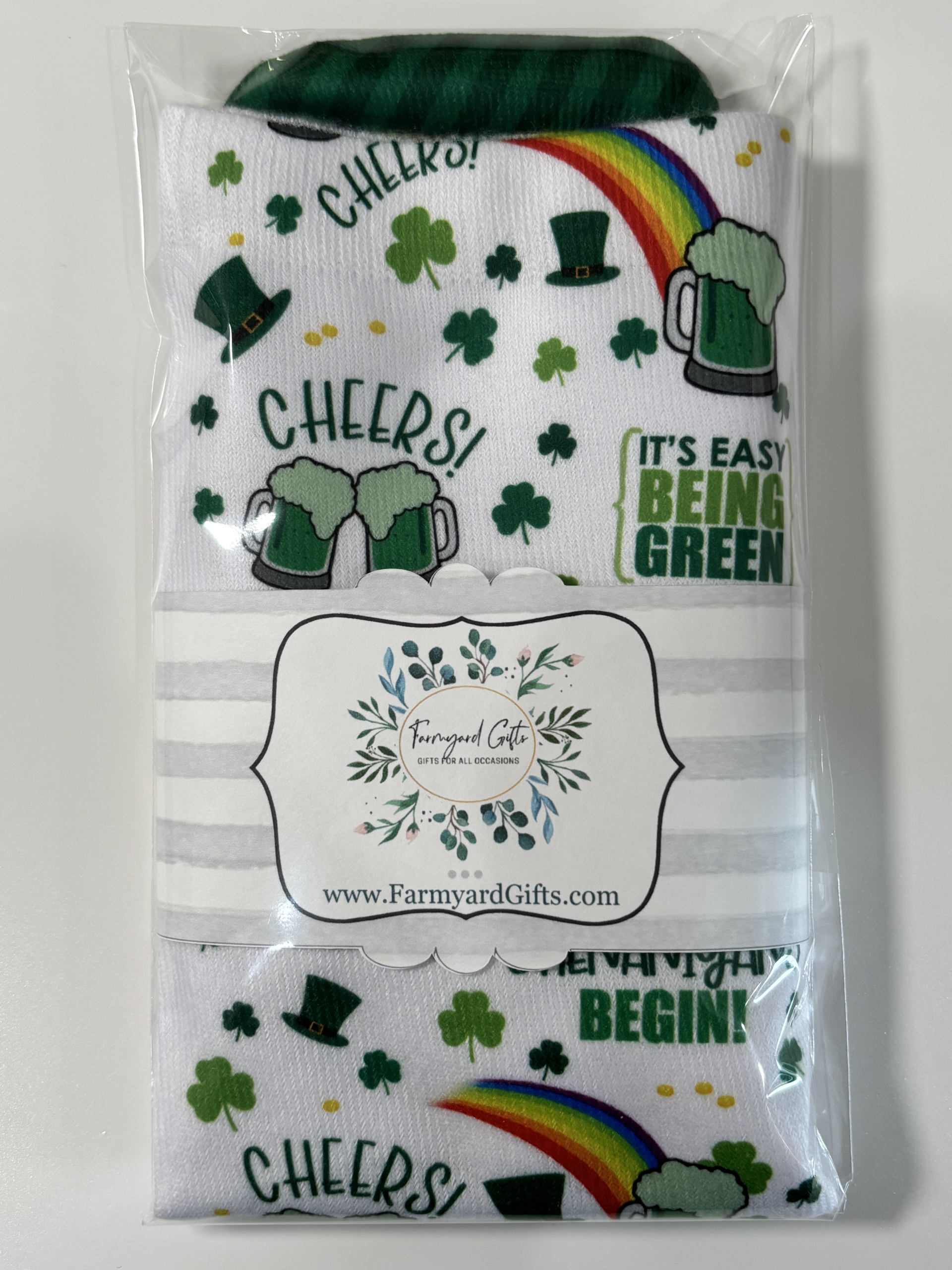 Adult Crew St Patrick's Day Socks